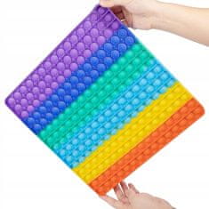 LandToys Veliki popit šareni push balon POP IT kvadratni XXL 30 x 30