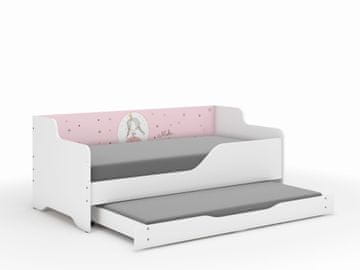 Wooden Toys LILU 160x80 PRINCESS dječji krevet s funkcijom spavanja