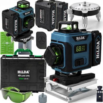 360° 4D PRO LASERSKI NIVELATOR S 16 LINIJA I KRIŽNIM LASEROM