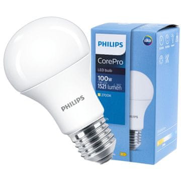 Philips E27 CorePro LED žarulja 13W = 100W 2700K topla