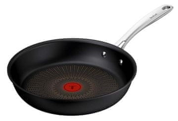 Tefal Excellence+ tava za prženje 28 cm G3300602 crna i srebrna