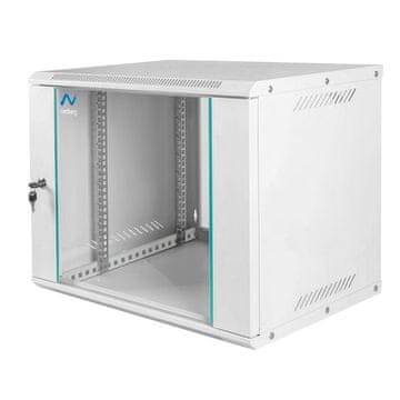 Netberg basic 19" 9U 463x600x400 zidni rack ormar, sivi N