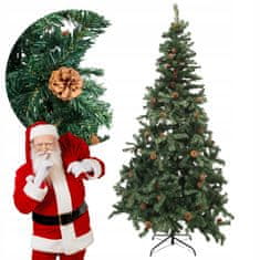 Umjetna božićna jelka smreka s češerima 220 cm [CHOINKA6]