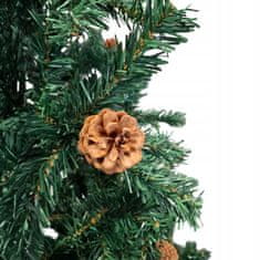 Umjetna božićna jelka smreka s češerima 220 cm [CHOINKA6]