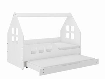 Wooden Toys Dječji krevet HOUSE 160x80 LIJEVI s funkcijom spavanja