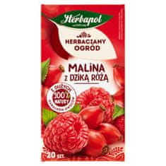 HERBAPOL voćni čaj express malina s divljom ružom 54g