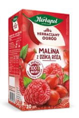 HERBAPOL voćni čaj express malina s divljom ružom 54g