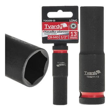 Tvardy Dugi udarni nasadni ključ 1/2" 6-kraki 13 mm CR-MO (6/72)