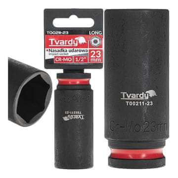 Tvardy Dugi udarni nasadni ključ 1/2" 6-kraki 23 mm CR-MO (6/36)