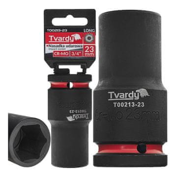 Tvardy Dugi udarni nasadni ključ 3/4" 6-kraki 23 mm CR-MO (1/20)