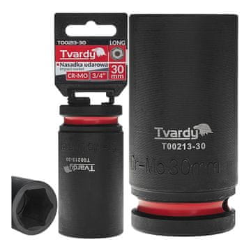 Tvardy Dugi udarni nasadni ključ 3/4" 6-kraki 30 mm CR-MO (1/20)