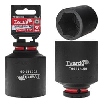 Tvardy Dugi udarni nasadni ključ 3/4" 6-kraki 50 mm CR-MO (1/12)
