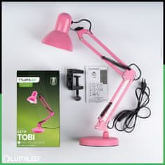 LUMILED Tobi Pink Lumiled E27 stolna lampa za crtanje + grlo za stol