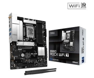 slomart ASRock B860 ROCK WIFI 7 matična ploča, ATX, LGA 1700, 4x DDR5
