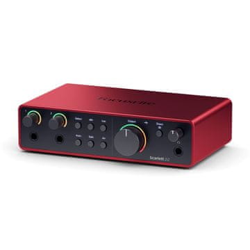 Focusrite Focusrite Scarlett 2i2 4th Gen audio sučelje USB-C, crveno/crno