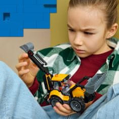LEGO 60480 CITY Žuti bager s utovarivačem
