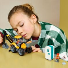 LEGO 60480 CITY Žuti bager s utovarivačem