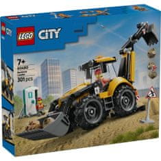 LEGO 60480 CITY Žuti bager s utovarivačem