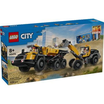 LEGO 60494 CITY Kamion i bager s prednjim utovarivačem