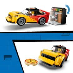 LEGO 60496 CITY Pizzeria s brzim dostavnim vozilima