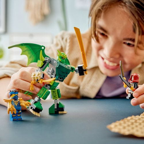 Podesivi zmajski robotski oklop i minifigure