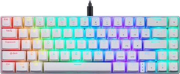Motospeed CK67 65% mehanička tipkovnica 67 tipki / bijela / RGB / Kailh Red