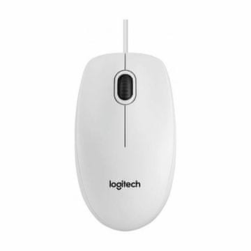 B100 Wired Mouse (bijeli)