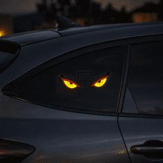 HOME & MARKER® LED solarna svjetiljka za automobil s efektom demonskog oka, jednostavna ugradnja bez ožičenja | SUNDEMON