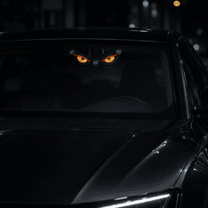 HOME & MARKER® LED solarna svjetiljka za automobil s efektom demonskog oka, jednostavna ugradnja bez ožičenja | SUNDEMON