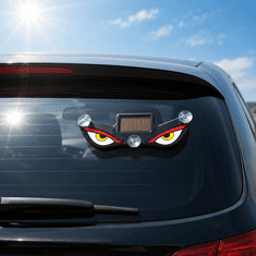 HOME & MARKER® LED solarna svjetiljka za automobil s efektom demonskog oka, jednostavna ugradnja bez ožičenja | SUNDEMON