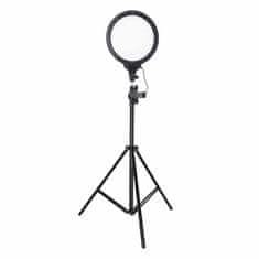 MG Selfie Ring okruglo LED svjetlo + stativ, crni