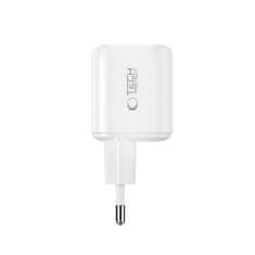 Tech-protect NCA100W GaN mrežni punjač USB / 2x USB-C PD 3.2 100W / QC3.0, bijela