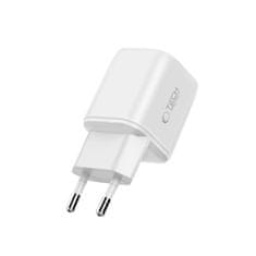 Tech-protect NCA100W GaN mrežni punjač USB / 2x USB-C PD 3.2 100W / QC3.0, bijela
