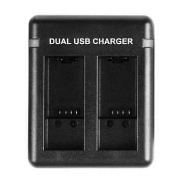 PULUZ PU919B dvostruki punjač baterija za GoPro Hero 9/10/11 / USB-C