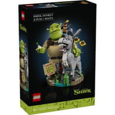 LEGO 72423 Icons Shrek, Magarac i Mačak u Čizmama