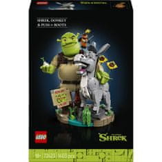 LEGO 72423 Icons Shrek, Magarac i Mačak u Čizmama