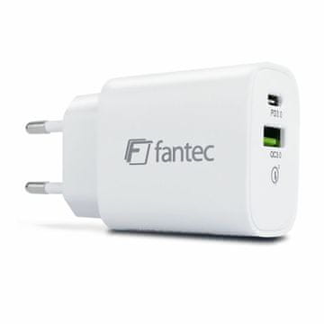 Fantec punjač 20W USB TipA TipC PD bijeli 2575
