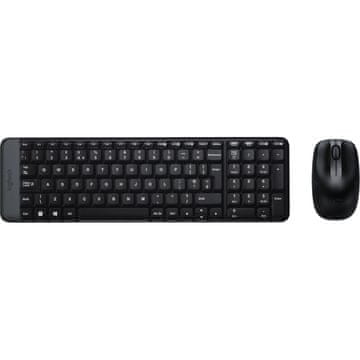 MK220 Wireless Keyboard and Mouse Combo (crni)