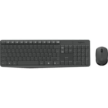 MK235 Wireless Keyboard and Mouse Combo (sivi)