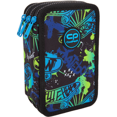CoolPack Trostruka pernica s opremom Jumper 3 Skate Nig