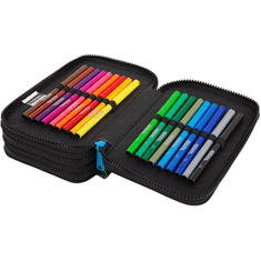 CoolPack Trostruka pernica s opremom Jumper 3 Skate Nig