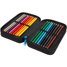 CoolPack Trostruka pernica s opremom Jumper 3 Skate Nig