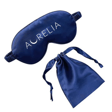 AureliaDream Satenska maska za oči za spavanje s vrećicom, SleepMask