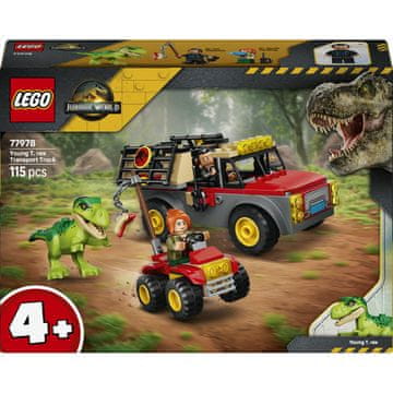 LEGO 77978 Jurassic World Prijevoz mladog T. rexa kamionom