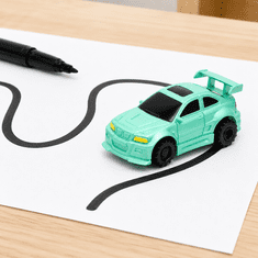 JOJOY® Igraći automobil koji prati nacrtanu liniju, interaktivna edukativna igračka za djecu, razvoj motorike, ABS plastika | DRAWCAR Zelena