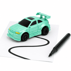 JOJOY® Igraći automobil koji prati nacrtanu liniju, interaktivna edukativna igračka za djecu, razvoj motorike, ABS plastika | DRAWCAR Zelena