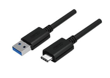 slomart UNITEK Y-C474BK USB kabel USB-A do USB-C 3.2 Gen 1, 1m, crni