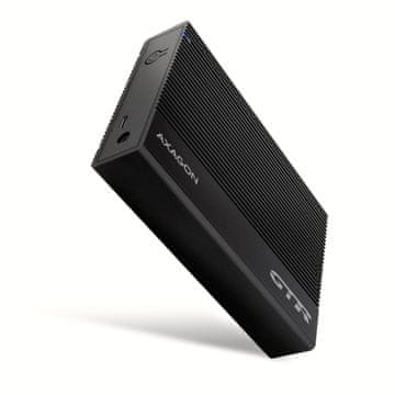 slomart Axagon EE35-GTR vanjsko kućište za 3.5" SATA HDD, USB-C 3.2 Gen 1, crna