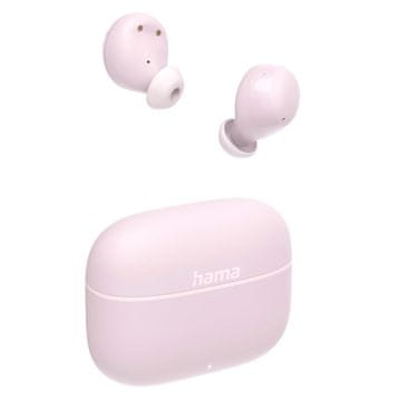 slomart Hama freedom buddy II slušalice u ušima, True Wireless, Bluetooth 5.0, roze