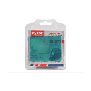 Extol Premium Zaštitno staklo za masku za zavarivanje (8898026A) protective glass for welding helmet, plastic, 5pcs, 116.1 x 89.5mm, for 8898026